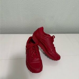 Reebok Red Athletic Shoes